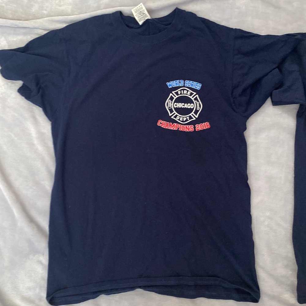 two CFD Cubs shirts size M